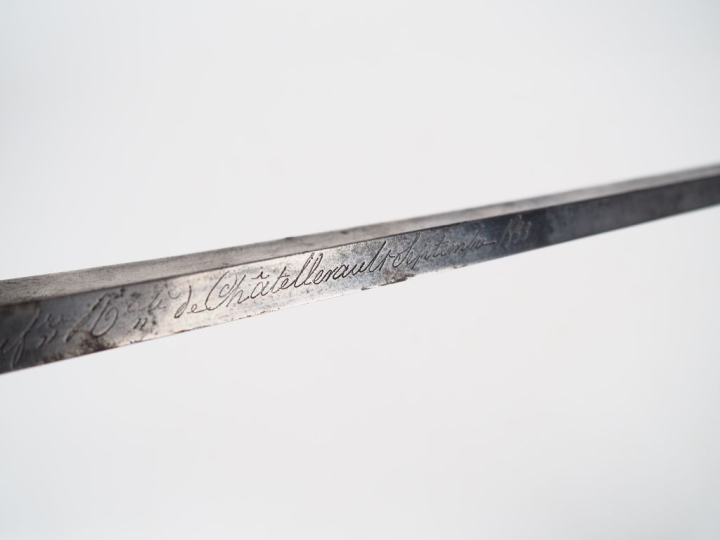 Sabre troupe de cavalerie légère modèle 1822, fabrication Manufacture 