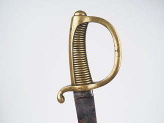 Vente aux enchères Sabre briquet d’infanterie modèle an XI, issu de l’industrie privée, l