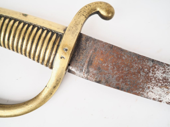 Sabre briquet d’infanterie modèle an XI, issu de l’industrie privée, l