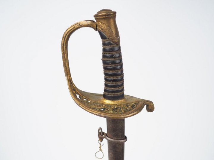 Sabre d’enfant longueur 745 mm imitant un sabre modèle 1845 d’adjudant