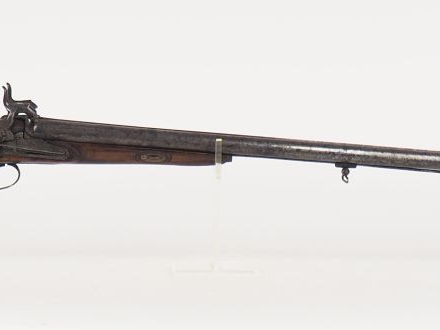 Fusil de chasse juxtaposé espagnol, canons en table, calibre de 24 bal