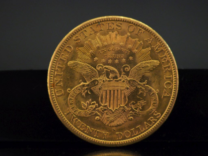 Pièce de 20 Dollars or, 1898. FRAIS ACHETEURS 10% HT.   
