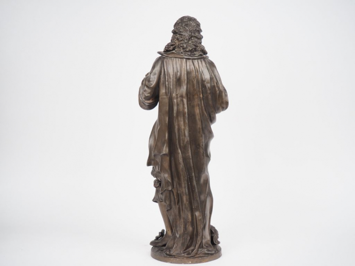 Sculpture en régule.  "Racine"  H. 53 cm