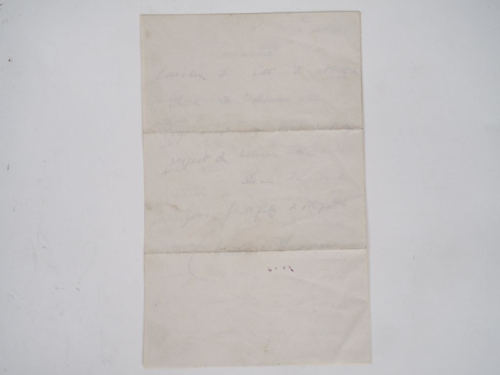 DARWIN (Charles). LETTRE AUTOGRAPHE SIGNÉE adressée au philosophe autr