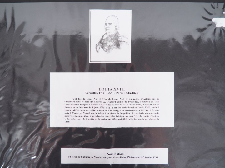 LOUIS XVIII (1755-1824). NOMINATION du Sieur de CAHUZAC DUVERDIER au g