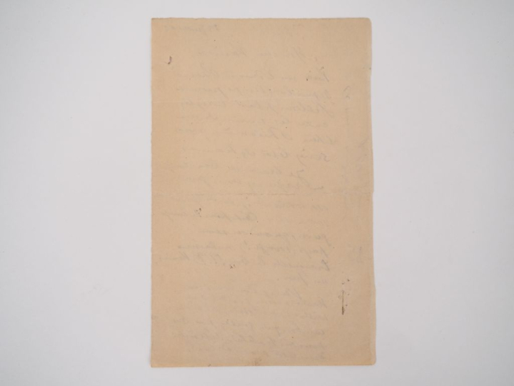 VERLAINE (Paul). LETTRE AUTOGRAPHE SIGNÉE adressée à Léon Vanier. [Hôp