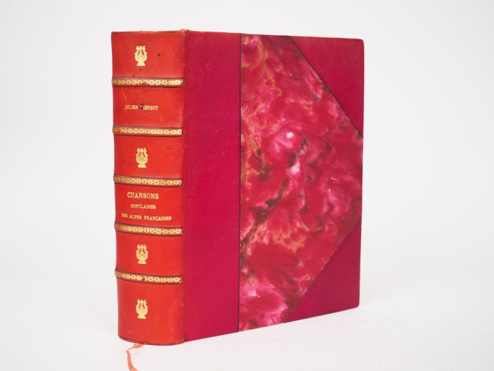 [ALPES]. TIERSOT (J.). CHANSONS POPULAIRES recueillies dans les Alpes 