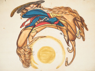 Vente aux enchères [ANAMORPHOSES]. MAGNIFIQUE ET TRÈS RARE ENSEMBLE DE 26 ANAMORPHOSES OR