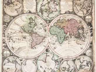 Vente aux enchères [ATLAS]. SEUTTER (Matthias). DIVERSI GLOBI TERR-AQUEI STATIONE VARIANT