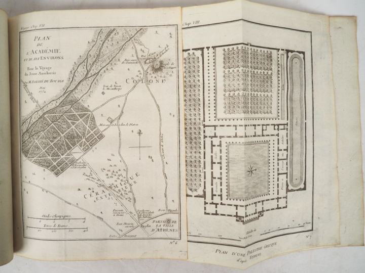 [ATLAS]. [BARTHELEMY]. RECUEIL DE CARTES GÉOGRAPHIQUES, plans, vues et