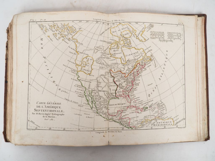 [ATLAS]. BONNE. ATLAS PORTATIF ou Recueil de cartes choisies, extraite