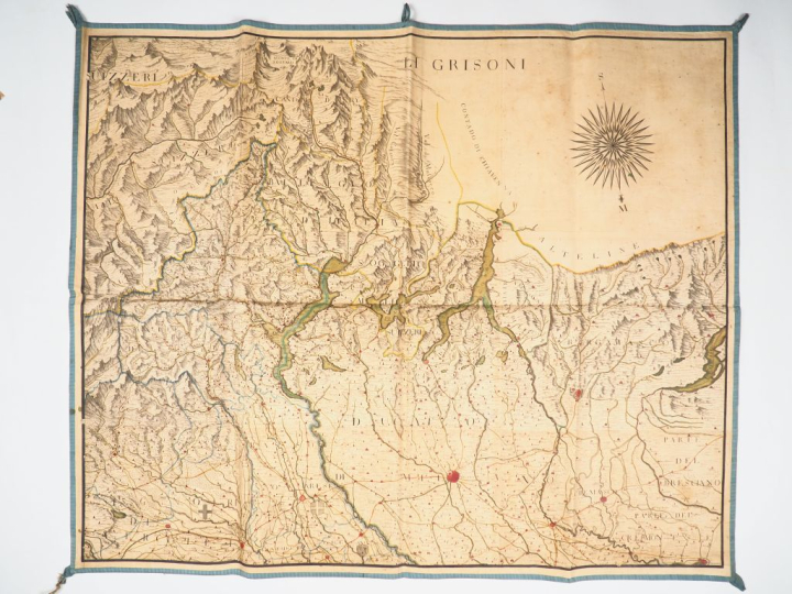 [ATLAS]. CARTE ANCIENNE DU DUCHÉ DE MILAN (Ducato di Milano). Carte en