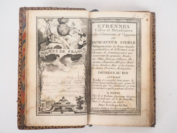 [ATLAS]. ÉTRENNES UTILES ET NÉCESSAIRES AUX COMMERÇANTS ET VOYAGEURS o