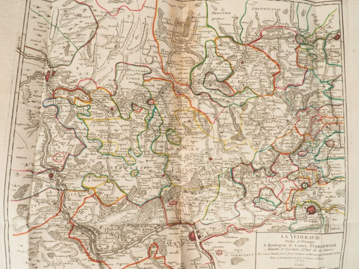 [ATLAS]. [FRICX]. TABLE DES CARTES DES PAYS-BAS ET DES FRONTIÈRES DE F
