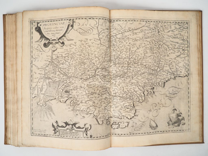 [ATLAS]. HONDIUS (Iud.). NOVA TOTIUS TERRARUM ORBIS GEOGRAPHICA AC HYD