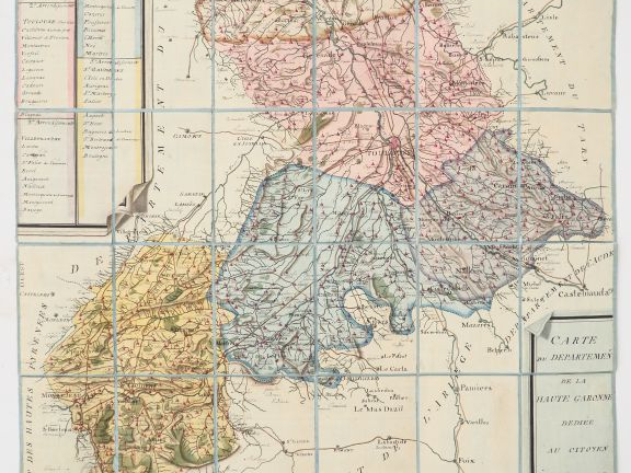 [ATLAS]. LAFERRERIE. CARTE DU DÉPARTEMENT DE LA HAUTE-GARONNE dédiée a