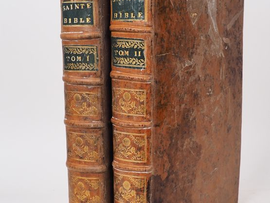 [BIBLE]. LA SAINTE BIBLE, qui contient le Vieux et le Nouveau Testamen