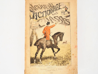 Vente aux enchères [CHASSE]. PAIRAULT (A.). NOUVEAU DICTIONNAIRE DES CHASSES. Vocabulaire