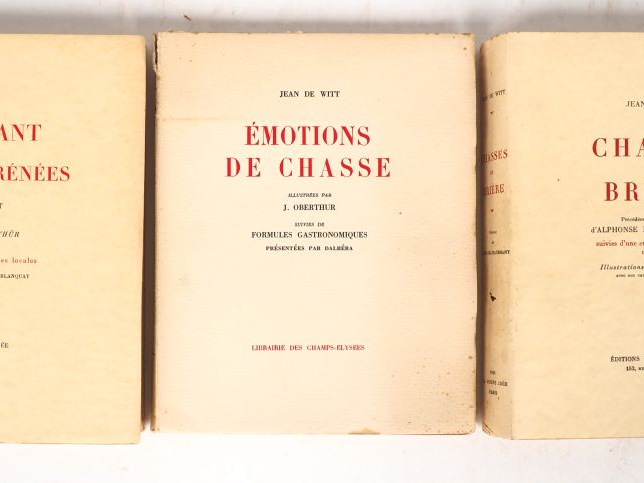 [CHASSE]. WITT (J. de). Chasses de Brière (1936). Seconde édition. Cou