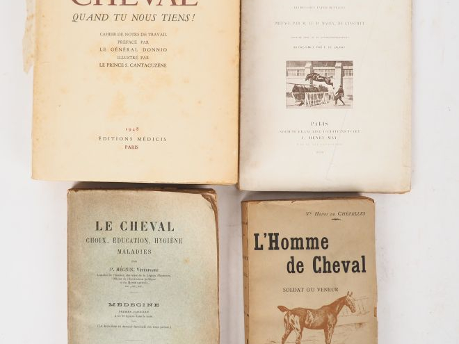 [CHASSE - CHEVAL]. GUÉRIN-CATELAIN (M.). LE SAUT DES OBSTACLES. (1898)