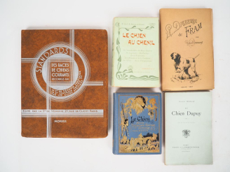 Vente aux enchères [CHASSE - CHIEN]. BELLIER DE VILLIERS (Baron A.-C.-E.). LE CHIEN AU CH