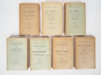 Vente aux enchères [CHASSE - CHIEN]. MÉGNIN (P.). LE CHIEN ET SES RACES. Vincennes, Aux B