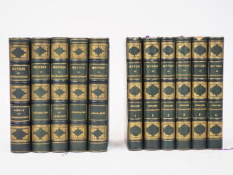 Vente aux enchères CHATEAUBRIAND (Ph. de). OEUVRES COMPLÈTES. P., Garnier, 1859-60. 5 vol