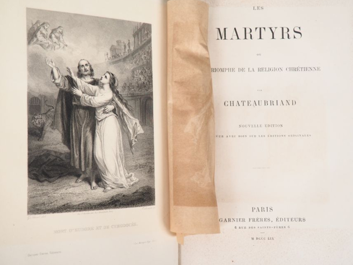 CHATEAUBRIAND (Ph. de). OEUVRES COMPLÈTES. P., Garnier, 1859-60. 5 vol