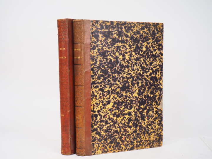 [COSTUME]. LA MODE ILLUSTRÉE. P., Firmin-Didot, 1867-68. 2 vol. in-fol