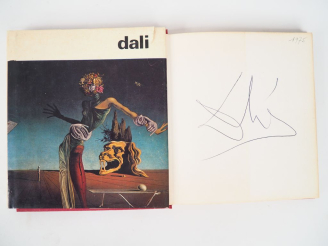Vente aux enchères [DALI]. DOPAGNE (J.). DALI. P., Hazan, 1974. Petit in-8 carré toile de