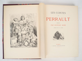 Vente aux enchères [DORÉ (Gustave)]. PERRAULT (Ch.). LES CONTES. P., Hetzel, [c. 1900]. I