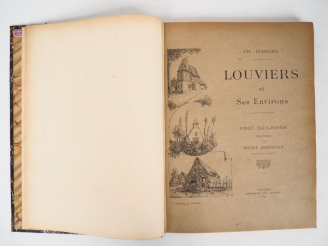 Vente aux enchères DUBOURG (Ch.). LOUVIERS ET SES ENVIRONS. Louviers, Izambert, 1895-98. 
