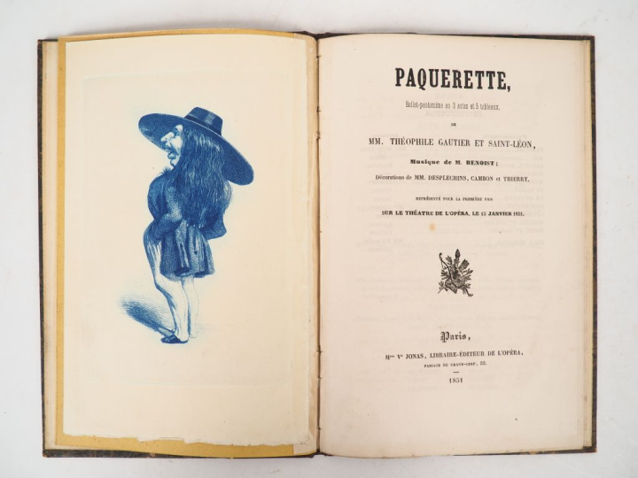 GAUTIER (Th.) et SAINT-LÉON. PAQUERETTE. Ballet-pantomime en 3 actes e