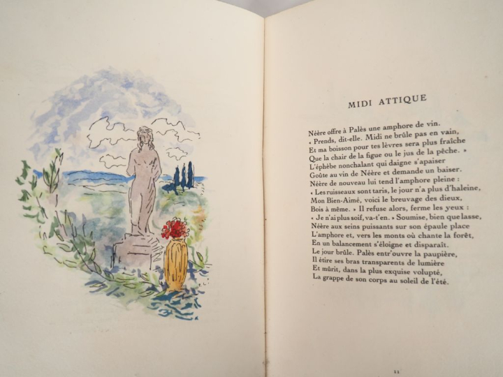 [ILLUSTRÉS]. LAMANDÉ (A.). SOUS LE CLAIR REGARD D’ATHÉNÉ. P., Bernheim