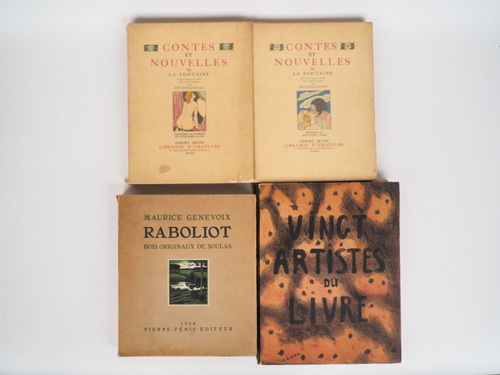 [ILLUSTRÉS]. LA FONTAINE. CONTES ET NOUVELLES. P., Gibert jeune, 1937-