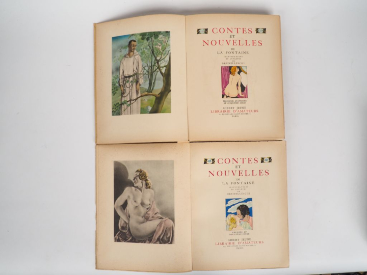 [ILLUSTRÉS]. LA FONTAINE. CONTES ET NOUVELLES. P., Gibert jeune, 1937-
