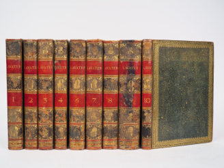 Vente aux enchères LAVATER (G.). L’ART DE CONNAITRE LES HOMMES PAR LA PHYSIONOMIE […]. Av