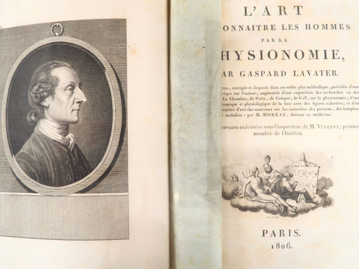 LAVATER (G.). L’ART DE CONNAITRE LES HOMMES PAR LA PHYSIONOMIE […]. Av