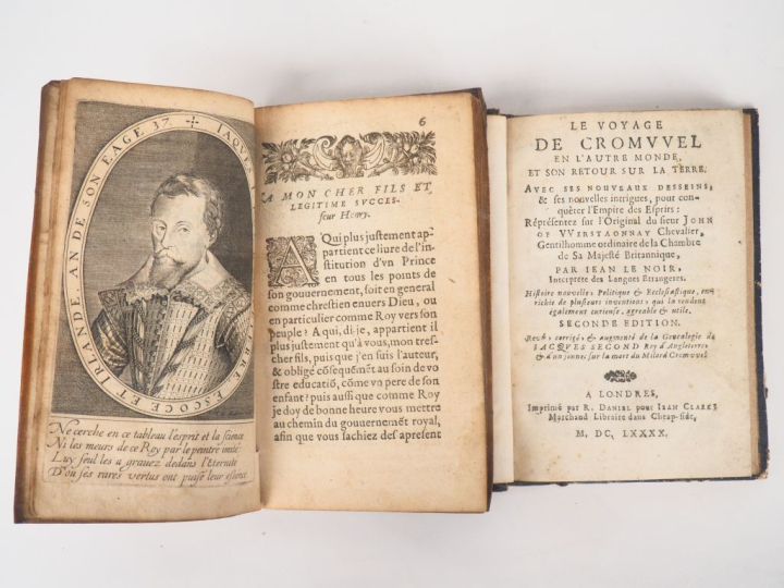 LE NOIR (Jean). LE VOYAGE DE CROMVEL [CROMWELL] EN L’AUTRE MONDE, et s