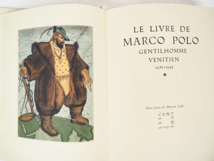 [LYDIS]. LE LIVRE DE MARCO POLO, gentilhomme vénitien 1271-1295. Les C