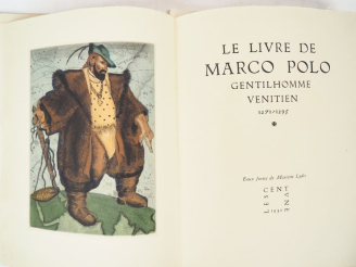 Vente aux enchères [LYDIS]. LE LIVRE DE MARCO POLO, gentilhomme vénitien 1271-1295. Les C