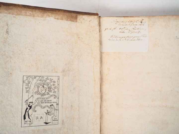 POMMERAYE (Dom J.-Fr.). HISTOIRE DES ARCHEVESQUES DE ROUEN. Rouen, Mau