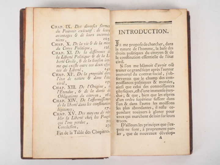 SAIGE (Joseph). MANUEL DE L’HOMME LIBRE. Amsterdam [Bordeaux], 1787. I