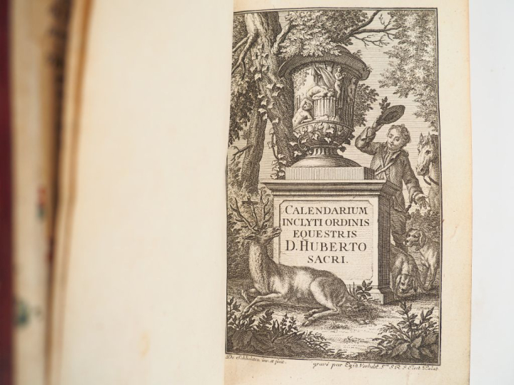 [SAINT HUBERT (Ordre de) - CHASSE]. CALENDARIUM inclyti ordinis equest