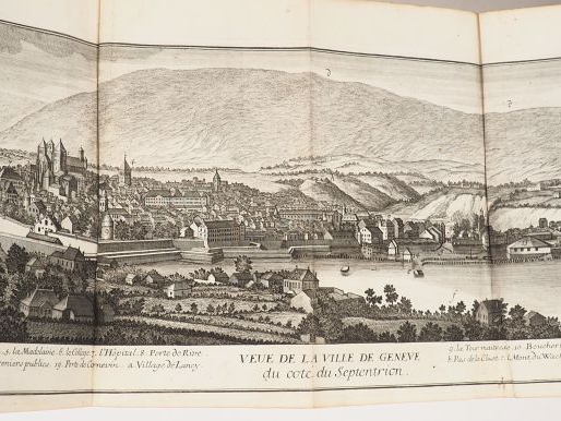 SPON (Jacob). HISTOIRE DE GENÈVE. Genève, Fabri   Barrillot, 1730. Deu