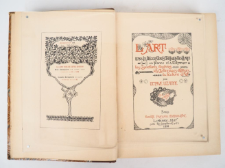 Vente aux enchères UZANNE (O.). L’ART DANS LA DÉCORATION EXTÉRIEURE DES LIVRES en France 