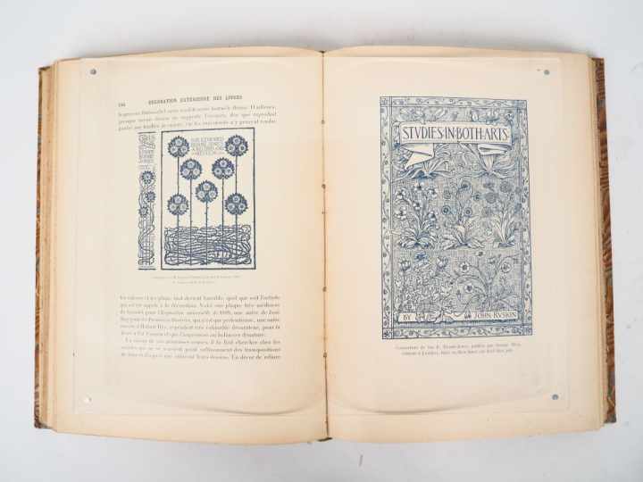 UZANNE (O.). L’ART DANS LA DÉCORATION EXTÉRIEURE DES LIVRES en France 