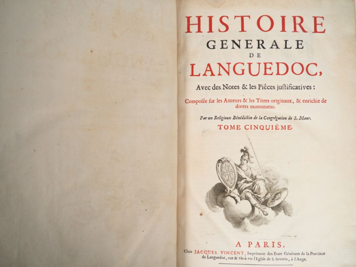 VIC (Dom Claude de) et VAISSÈTE (Dom Joseph). HISTOIRE GÉNÉRALE DE LAN