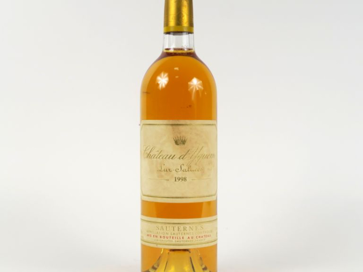 1 BOUTEILLE CHÂTEAU D'YQUEM 1er CCS SAUTERNES - 1998 - ELT