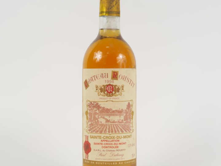 1 BOUTEILLE CHÂTEAU ROUSTIT STE CROIX DU MONT - 1998 - BG